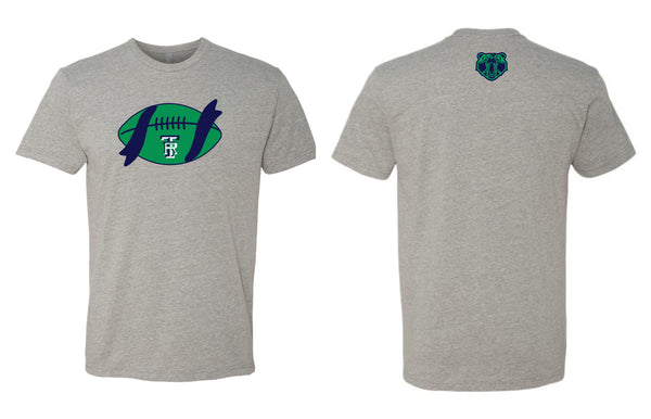 Thunder Ridge Flag Football Next Level Tee- FOOTBALL Design