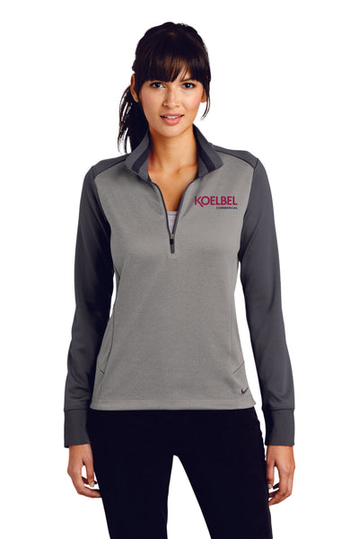 KOELBEL Commercial Nike Dry-FIT Ladies 1/2-Zip Cover Up