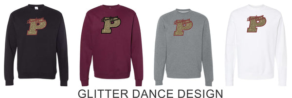 Pondo DANCE TEAM Crewneck Sweatshirt-Matte and Glitter Designs