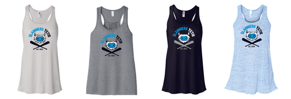 Slammers Yetis  Ladies and Girls Tank- matte or glitter