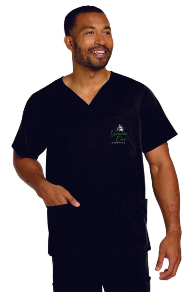 Gardens Care V-Neck Scrubs Top- Ladies and Unisex