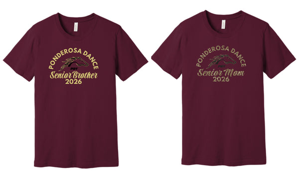 Pondo Dance Bella Canvas Tee- SENIOR ARC Design