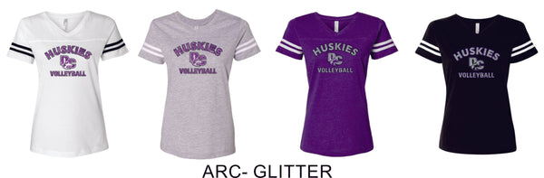 DCHS Volleyball Varsity Tee- Matte or Glitter