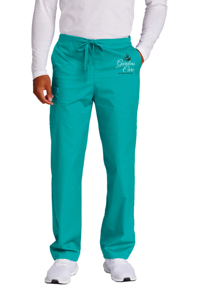 Gardens Care V-Neck Scrubs Cargo Pants- Ladies and Unisex