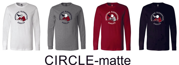 Redstone Unisex Long Sleeve Tee- 3 designs- Matte or Glitter