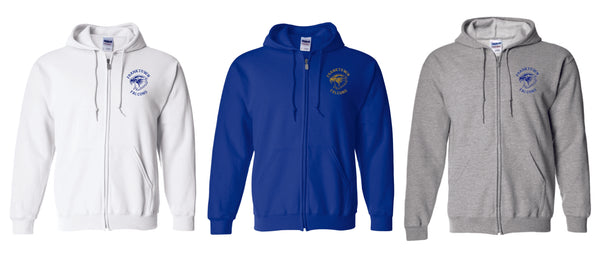 Franktown Zip Up Hoodie- 3 Colors -Matte or Glitter