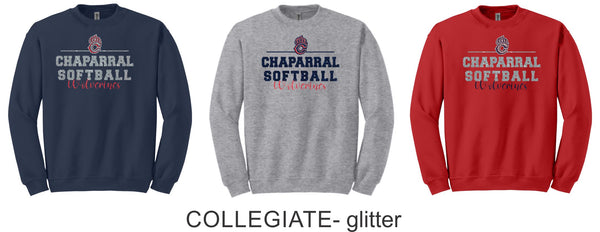 Chap Softball Crewneck Sweatshirt- 6 design options