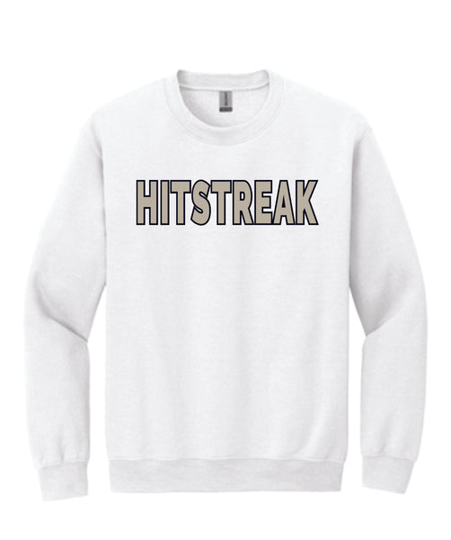 Hitstreak Gold Crewneck Sweatshirt- matte or glitter