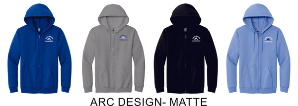 Dartmouth Zip Up Hoodie- 4 Colors