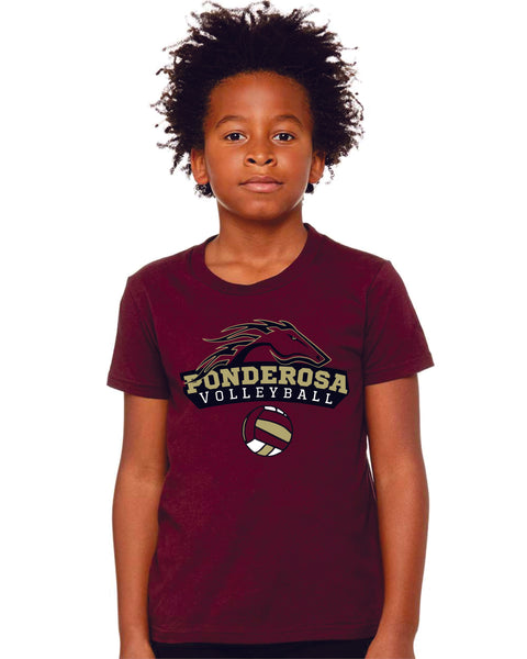 Pondo VOLLEYBALL Bella Canvas Tee