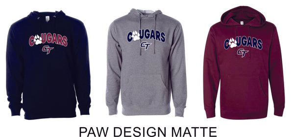 CT Cougars Hoodie- Adult and Youth