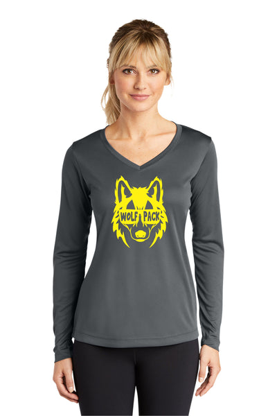 Timber Trail Wolf Pack Wicking Long Sleeve Tee- Youth, Ladies, Adult Sizes