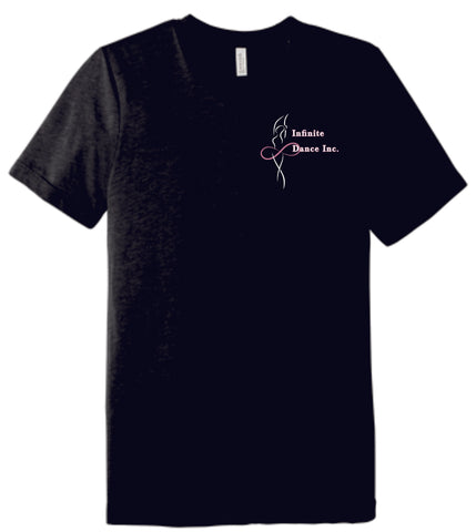 Infinte Dance Small Logo Triblend Tee-Unisex, Ladies, Youth Sizes