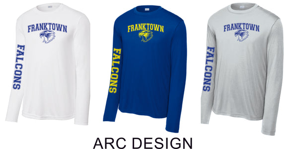 Franktown Wicking Long Sleeve Tee- Youth, Ladies & Unisex Sizes