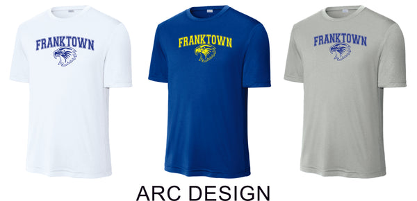 Franktown Wicking Tee- 3 Designs