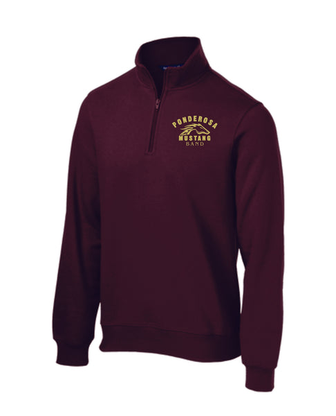 Pondo BAND 1/4 Zip Sweatshirt- Matte or Glitter