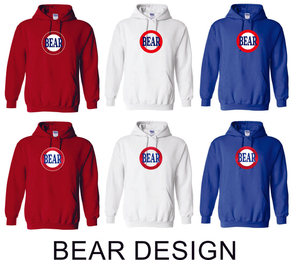 Parker Bears Basic Hoodie- Adult and Youth