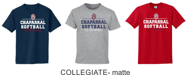 Chap Softball Basic Tee- 6 design choices