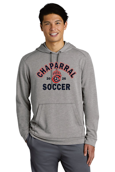 Chap Soccer Unisex Wicking Triblend Hoodie-Matte or Glitter