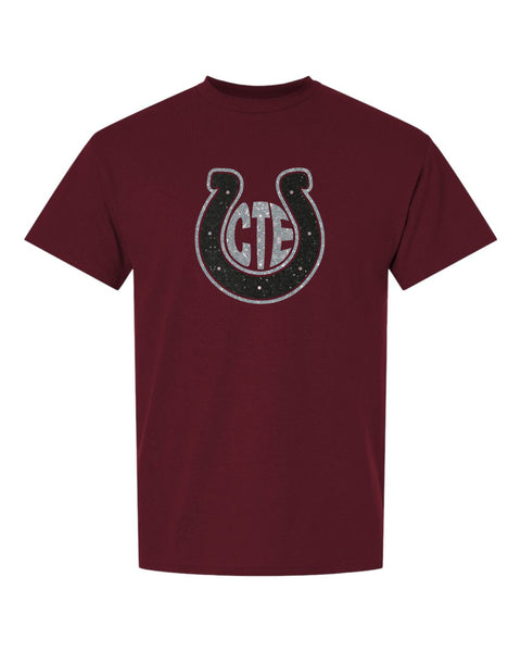 CTE Basic Tee SHOE Design- Matte or Glitter