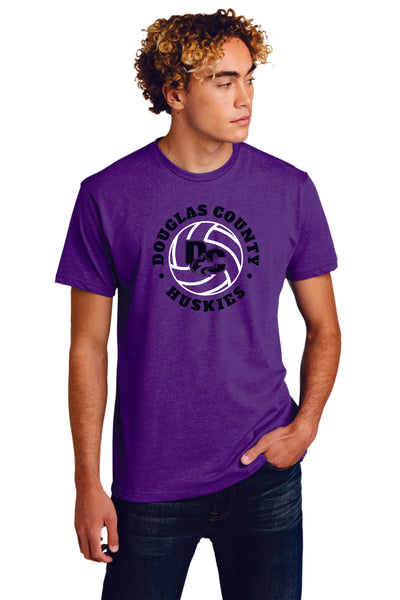 DCHS Volleyball BALL Tee- Matte and Glitter
