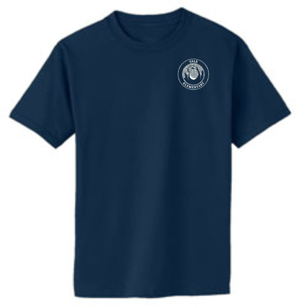 Yale Elementary Basic Tee LOGO Design- Matte or Glitter
