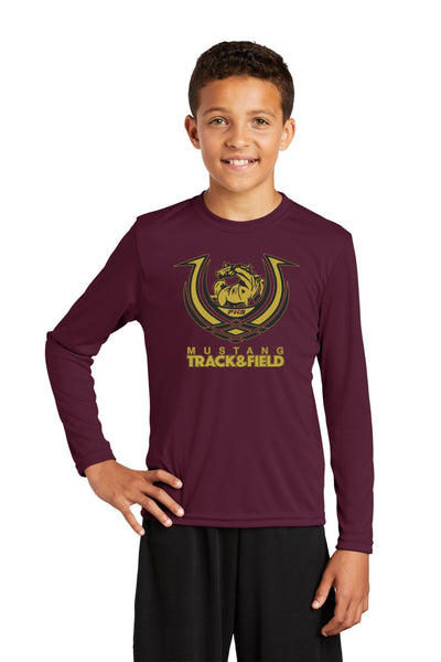 Pondo ATHLETE Track & Field Wicking Long Sleeve Tee