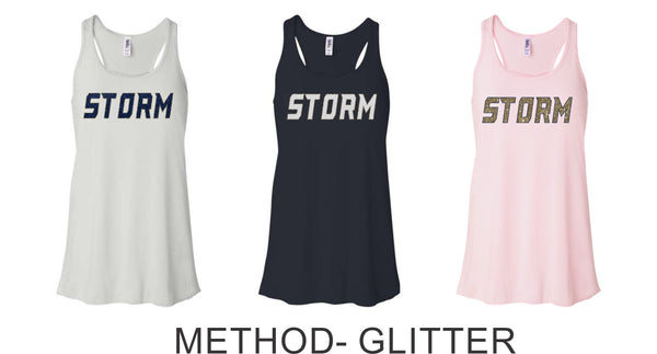 Storm Baseball Flowy Tank- 3 designs