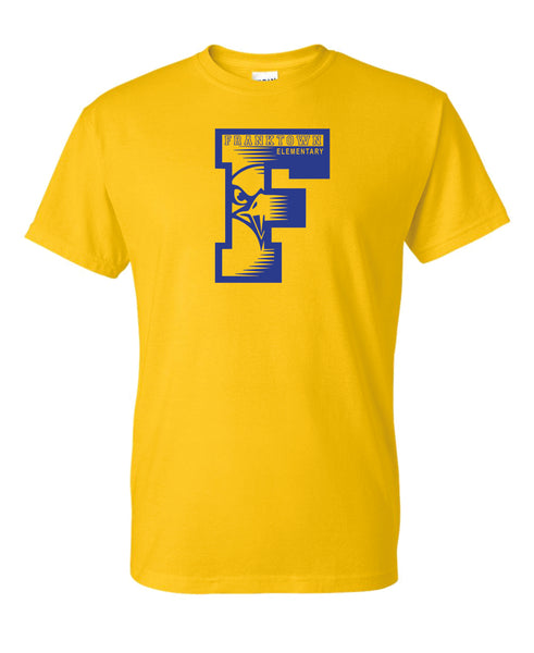 Franktown "F" Basic Tee- Matte or Glitter