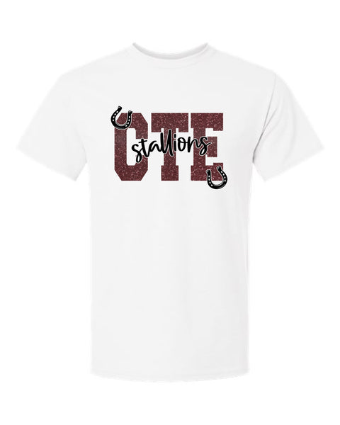 CTE Basic Tee CTE Design- Matte or Glitter