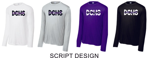 DCHS Volleyball Wicking Long Sleeve Tee- Youth, Ladies, Adult Sizes
