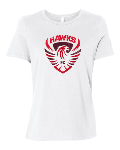 Colorado Hawks Soccer Ladies Tees - Matte or Glitter