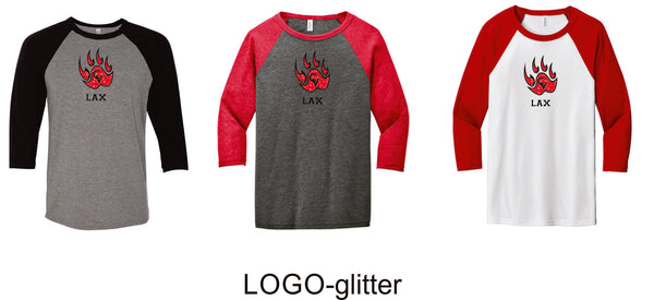 Castle View LAX Bella Canvas Unisex Raglan T-Shirt - 4 New Designs
