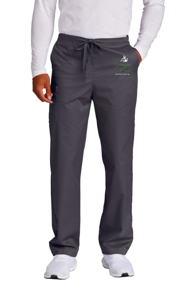 Gardens Care V-Neck Scrubs Cargo Pants- Ladies and Unisex