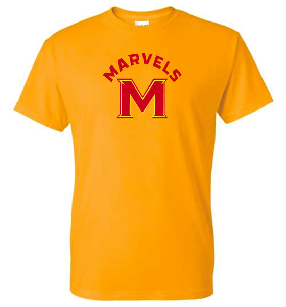 Marvels Basic "M" Tee- Matte or Glitter