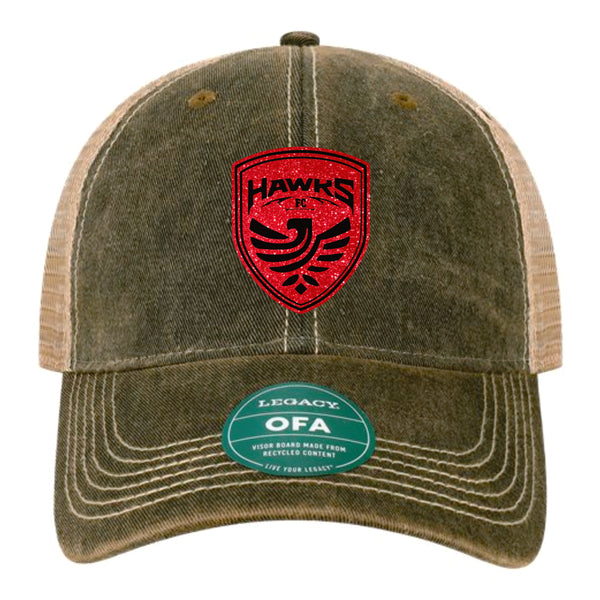 CO Hawks FC Glitter Vintage Trucker Hat