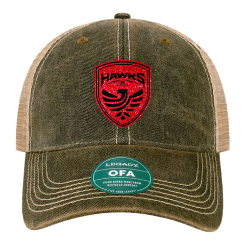 CO Hawks FC Glitter Vintage Trucker Hat