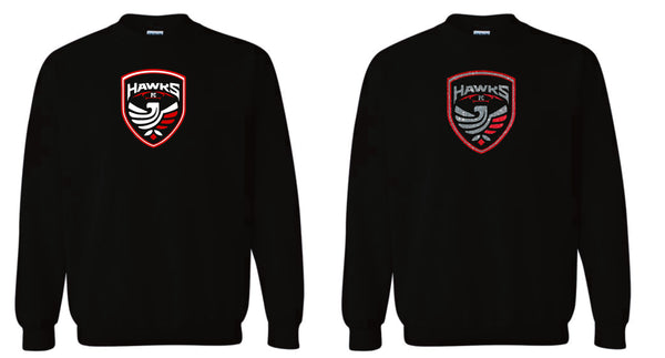 Colorado Hawks FC Crewneck Sweatshirt- Matte or Glitter