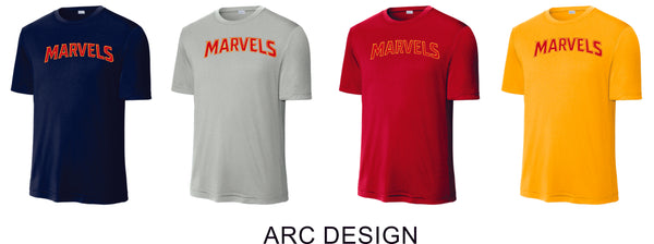 Marvels Wicking Tee- 4 Designs
