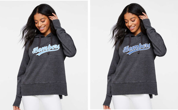 Bombers Ladies Vintage Wash Hoodie