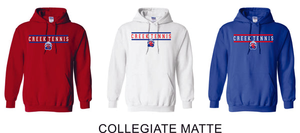 Creek Tennis Basic Hoodie- Adult and Youth
