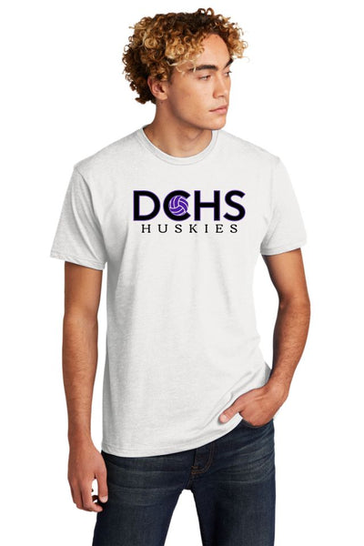 DCHS Volleyball HUSKIES Tee- Matte and Glitter