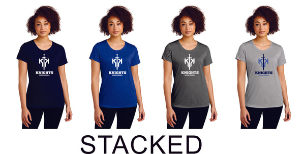 Knights Cotton Touch Wicking Tee- Unisex, Ladies, Youth