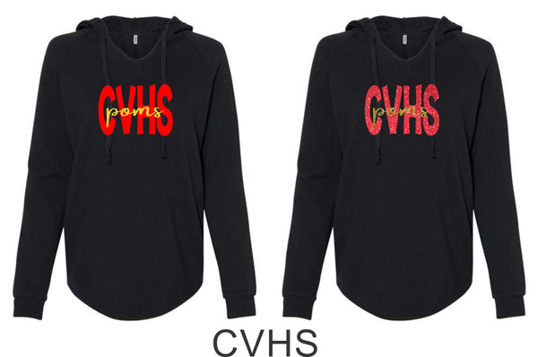 CV Poms Ladies Lightweight Hoodie