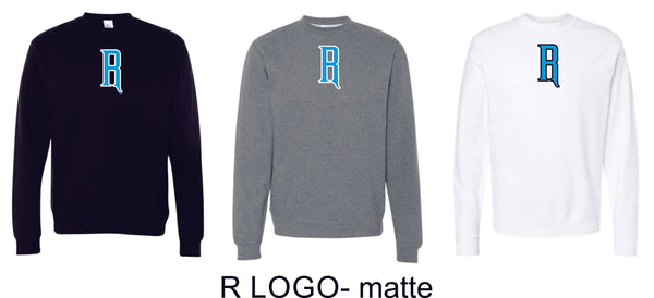 Rival Fastpitch Crewneck Sweatshirt- matte and glitter