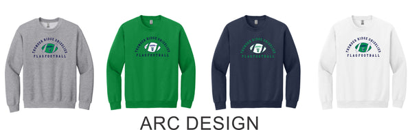 Thunder Ridge Flag Football Crewneck Sweatshirt - 5 Designs