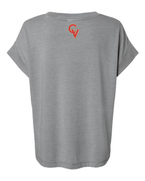 CV Softball Ladies Vintage Wash Tee- 3 designs