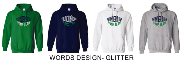 Thunder Ridge Poms Basic Hoodie- 4 Colors