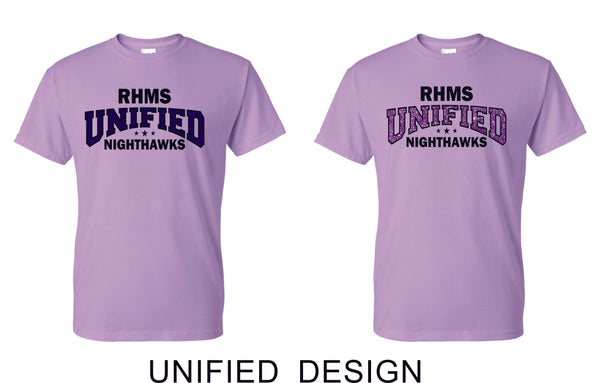 RHMS UNIFIED Tee- 2 designs -Matte or Glitter