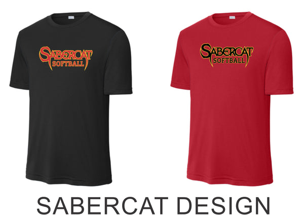 CV Softball Wicking Tee- Youth, Ladies, Adult Sizes- 3 Designs